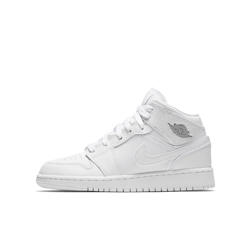 Jordan 1 Mid White Pure Platinum (2018) (554725-109)