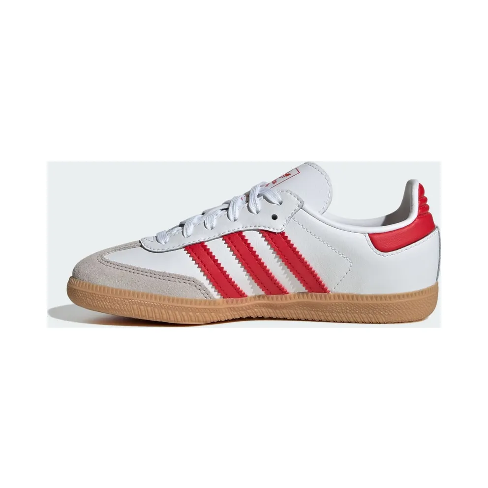 Adidas Samba OG Kids Cloud White / Better Scarlet / Gum (JQ2829)