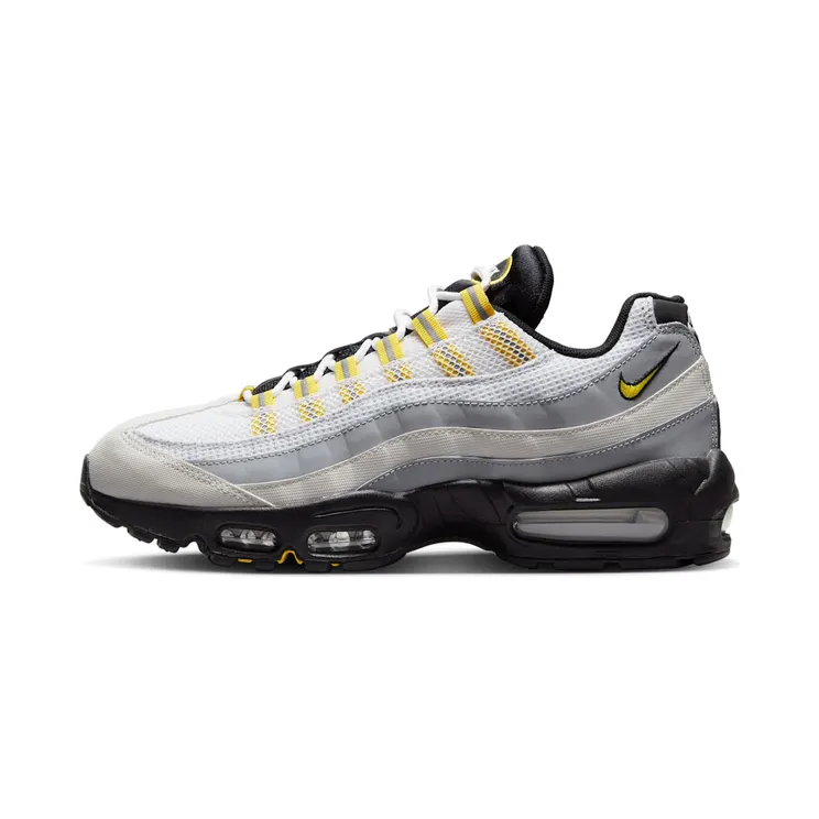 Nike Air Max 95 “White / Black / Wolf Grey / Tour Yellow” (DQ3982-100)