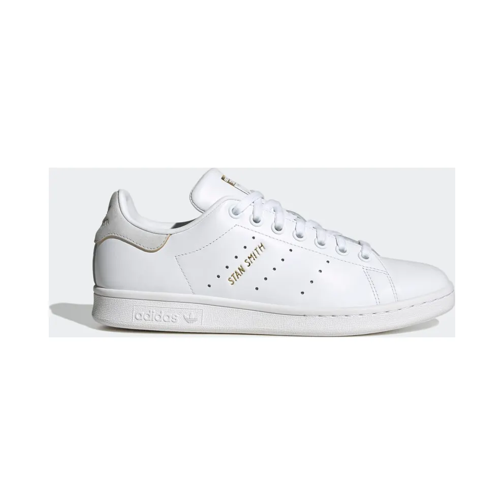 adidas Stan Smith Schuh Cloud White / Dash Grey / Gold Metallic (HQ6644)