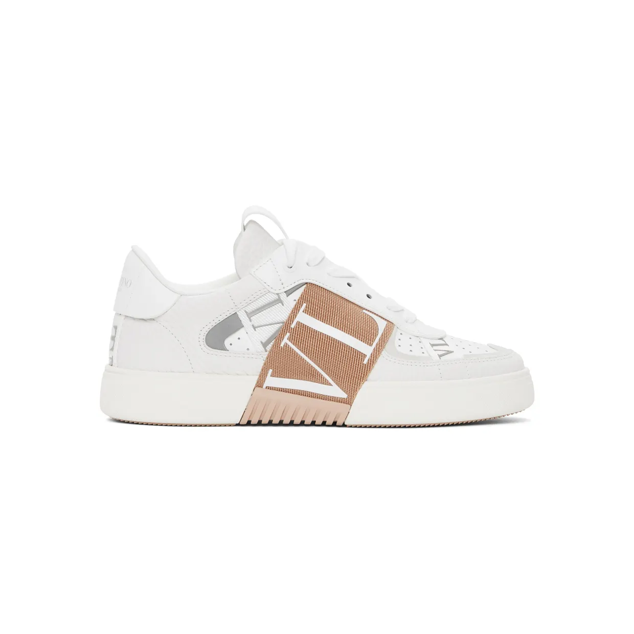 Valentino Garavani White & Pink Valentino Garavani ‘VL7N’ Sneakers (VW2S0V66WRQ)