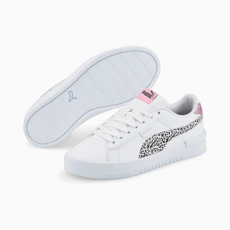 PUMA Jada Summer Roar Youth White/Black/Prism Pink (383137-01)