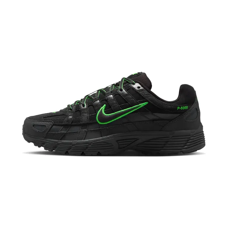 Nike P-6000 PRM “Black / Anthracite / Green Strike” (IF0668-003)