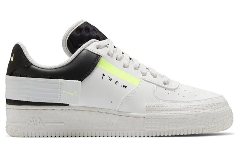 Nike Air Force 1 Low Type White Barely Volt (CK6923-100)