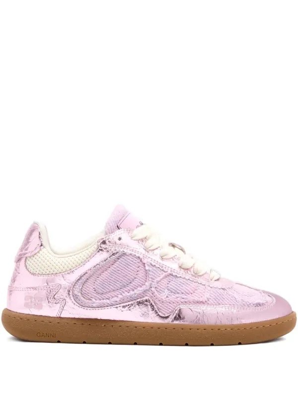 GANNI mit Metallic-Finish – Pink (B1040008)