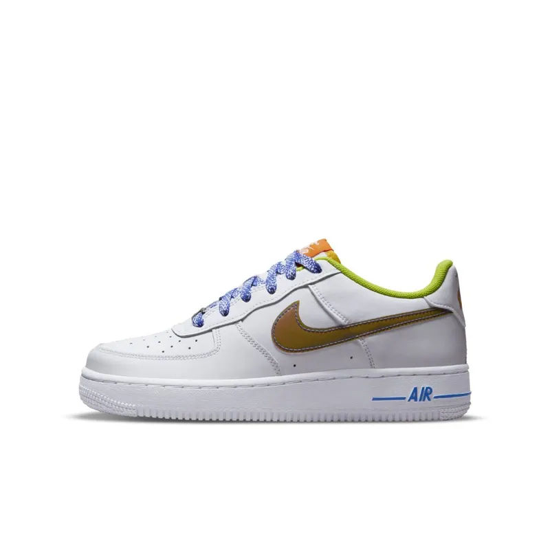 Nike Air Force 1 Low LV8 White Magma Orange (GS) (DQ7767-100)