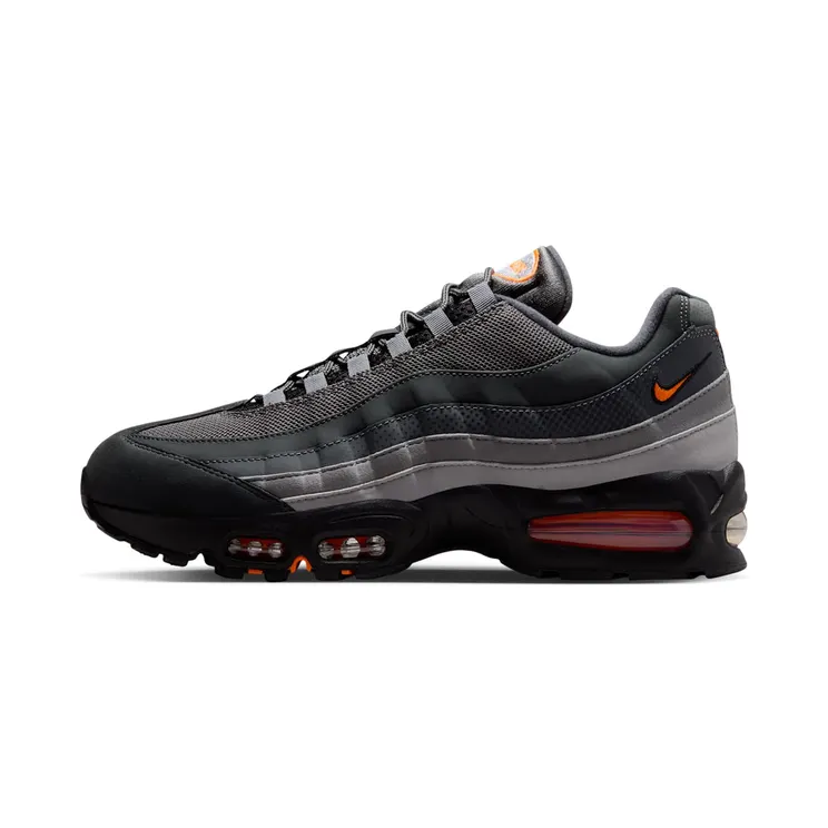 Nike Air Max 95 Big Bubble “Black / White / Smoke Grey / Total Orange” (IV5767-002)