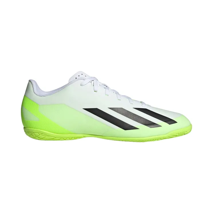 adidas Crazyfast.4 Indoor Cloud White Core Black Lucid Lemon (IE1586)