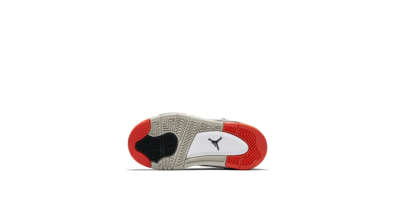 Jordan 4 Retro Flight Nostalgia (PS) White/Black-Bright Crimson-Pale Citron (BQ7669-116)