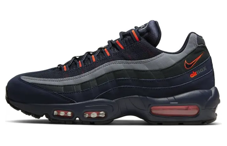 Nike Air Max 95 Logo Navy Orange (CW7477-400)