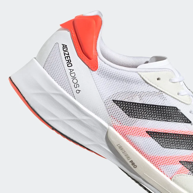 adidas Adizero Adios 6 Cloud White / Core Black / Solar Red (FY4073)