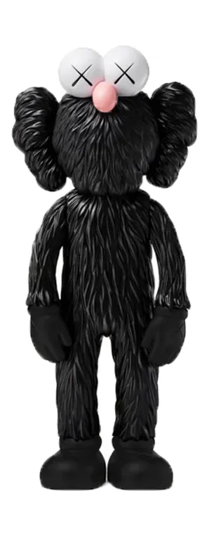KAWS BFF Open Edition Vinyl Figure Black (2017) (2017)