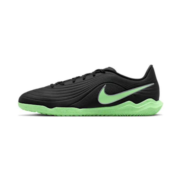 Nike Tiempo Maestro Club Indoor/Court Low-Top “Black/Black/Illusion Green” (IB4486-001)