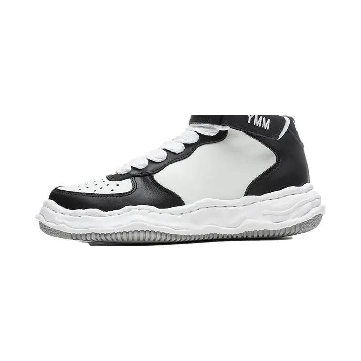 Maison Mihara Yasuhiro Wayne OG Sole High “Black White” (A08FW705-BLW)