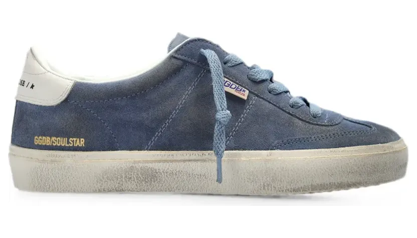 Golden Goose Soul Star suède sneakers – Blauw (GWF00464F008756)