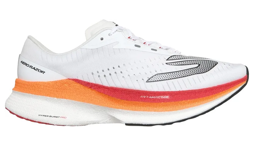 Skechers Aero Razor Sneaker White/Black/Orange