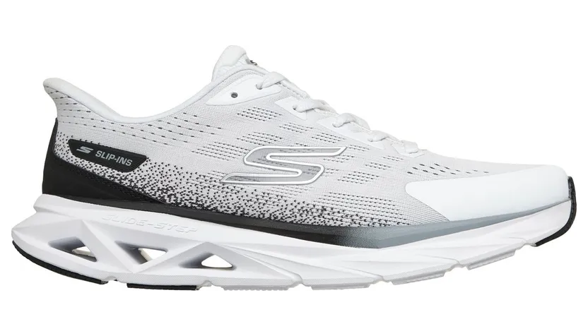 Skechers Slip-ins: Glide-Step Vortex Sneaker White/Black