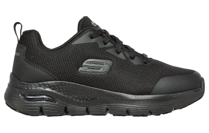 Skechers Work: Arch Fit SR Sneaker Schwarz