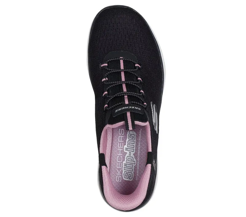 Skechers Slip-ins: Summits – Dream Chaser Sneaker Black/Mauve