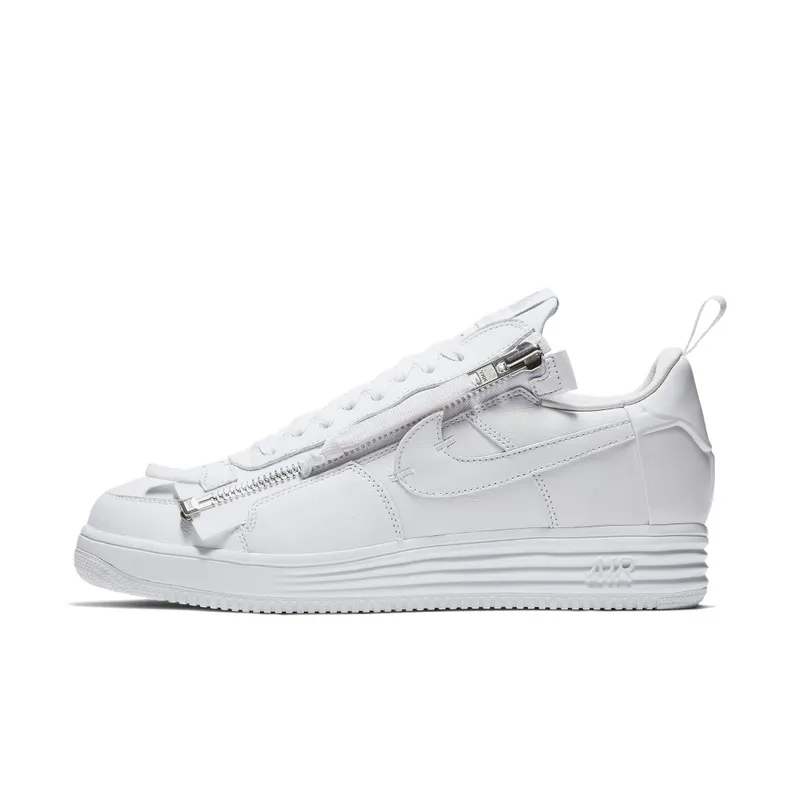 Nike x Acronym Air Lunar Force 1 Low All White (2017) (AF100) (AJ6247-100)