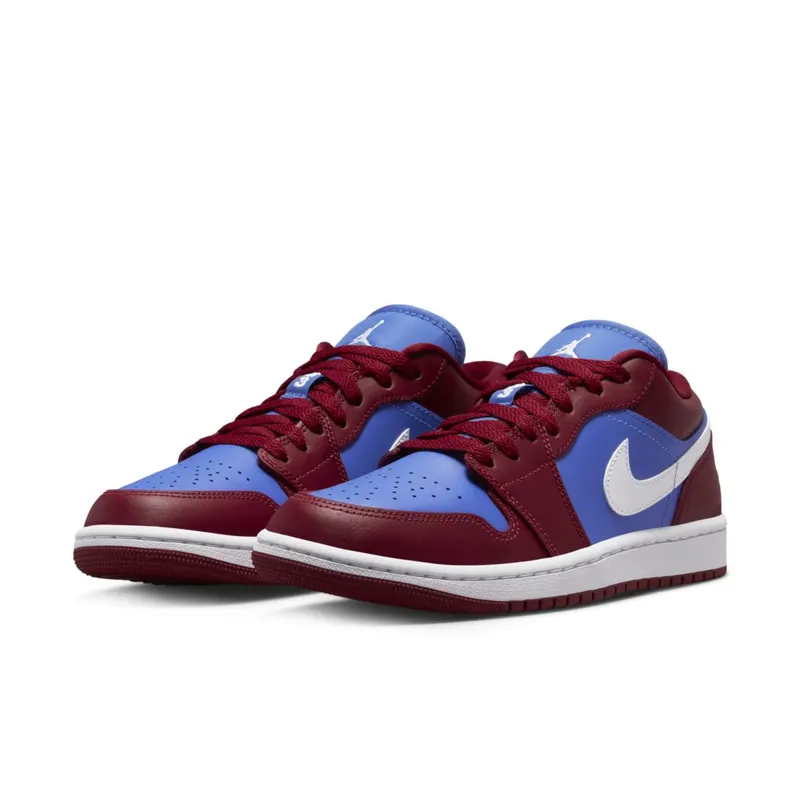 Jordan 1 Low Pomegranate Medium Blue (W) (DC0774-604)