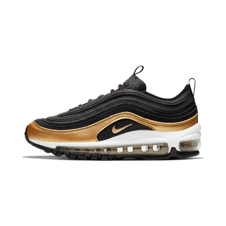 Nike Air Max 97 Black Metallic Gold (GS) “Black / Metallic Gold” (921522-014)