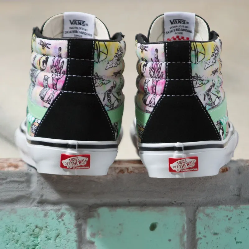 VANS Shroom Doom Skate Sk8-hi Shoes Black (VN0A5FCCAPI)