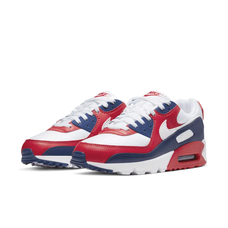 Nike Air Max 90 USA (2020) White/Red-Royal (CW5456-100)