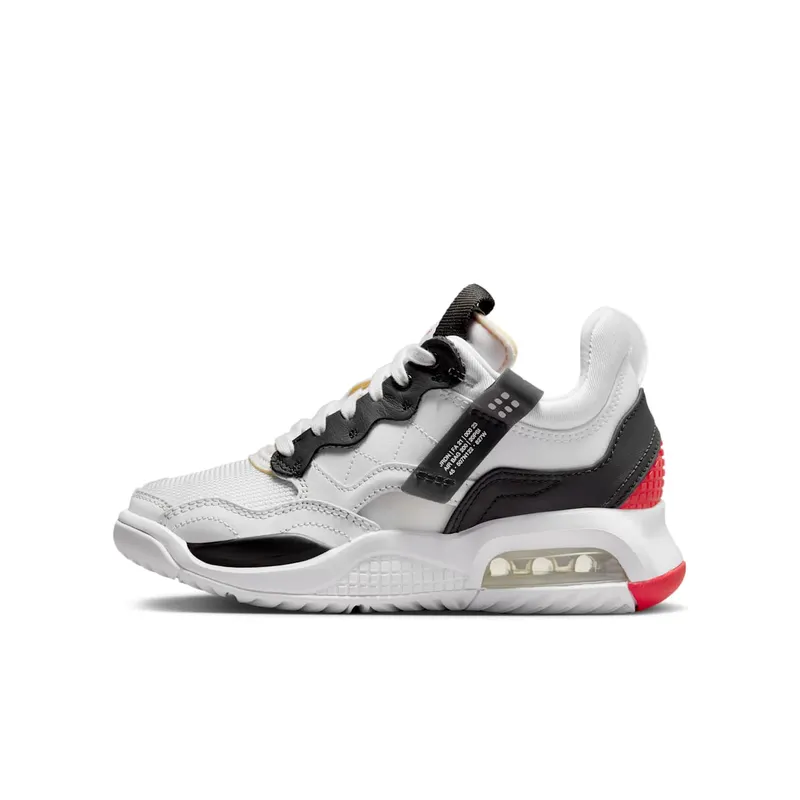 Jordan MA2 “White / University Red / Light Smoke Grey / Black” (CW6594-106)