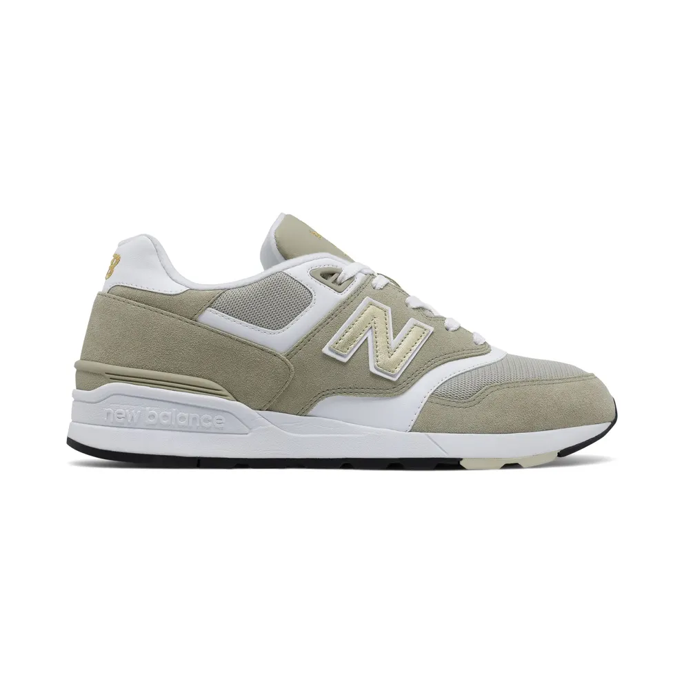 New Balance 597 Classic Khaki/White-Gold Khaki/White-Gold (ML597RSA)