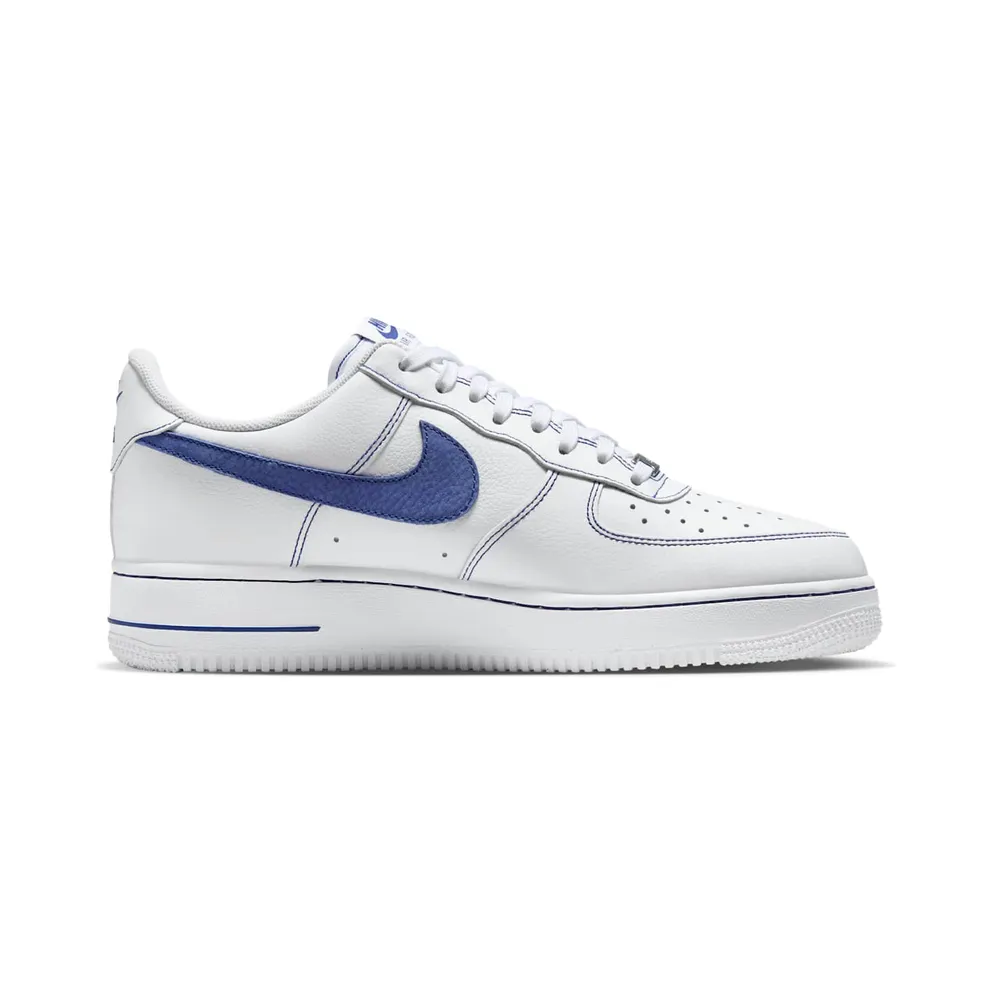 Nike Air Force 1 Low ’07 LV8 White Deep Royal Blue (HQ2037-100)