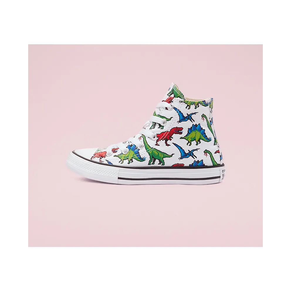 Converse 8-Bit Chuck Taylor All Star High Top White/bold Wasabi/digital Blue (670349C)