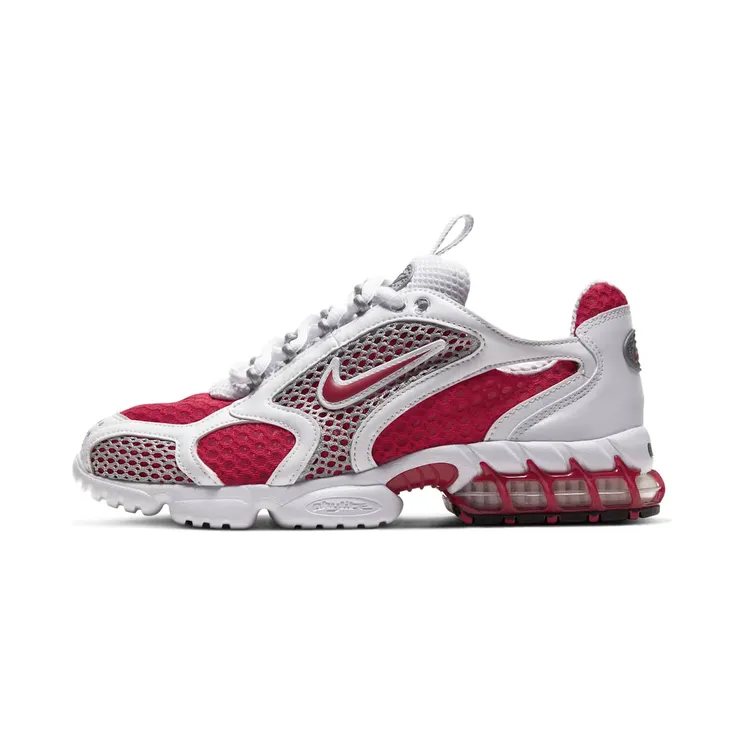 Nike Air Zoom Spiridon Cage 2 “Cardinal Red / White / Metallic Silver” (CD3613-600)