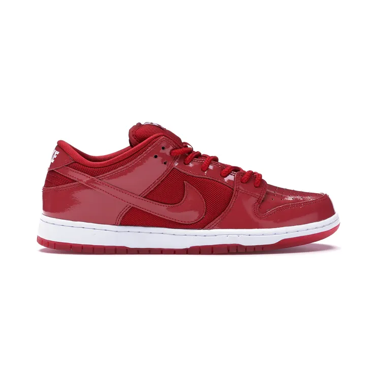 Nike Dunk Low Pro SB ‘Red Patent Leather’ Varsity Red / White / Varsity Red (304292-616)