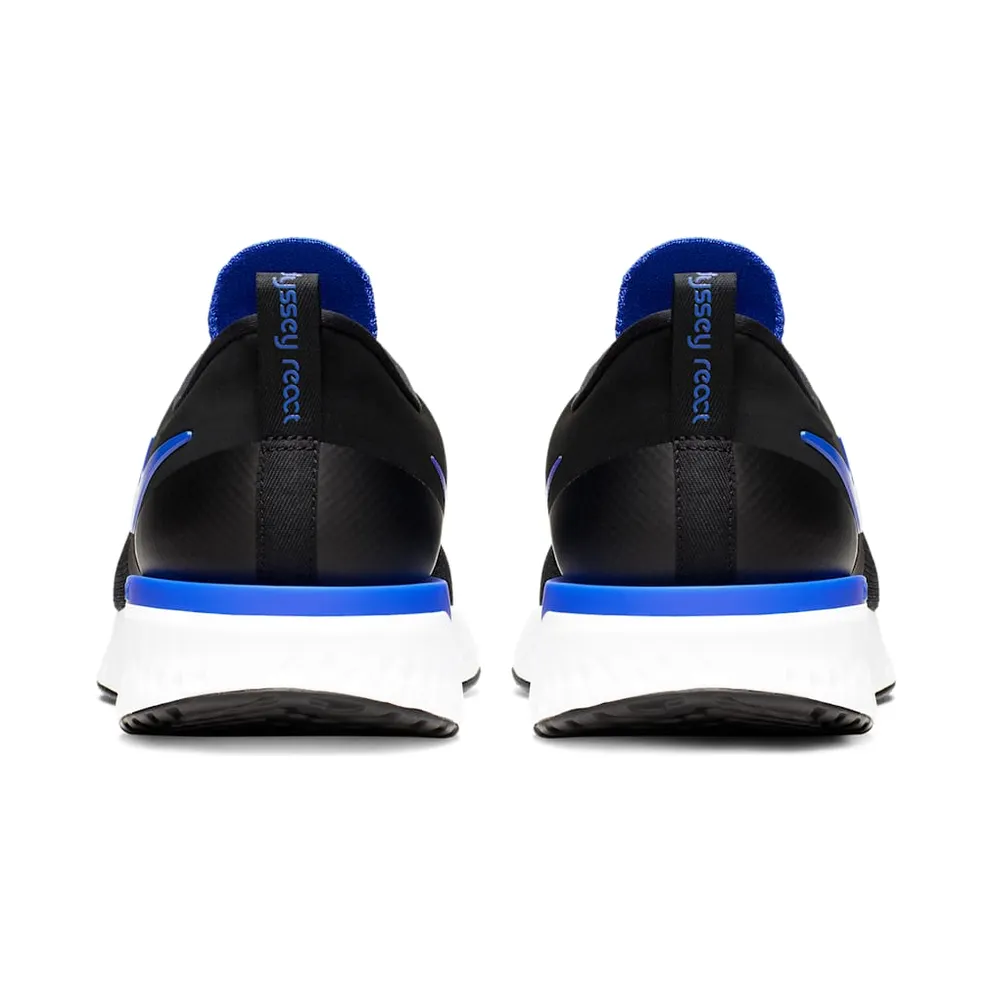 Nike Odyssey React 2 Flyknit Black Racer Blue (AH1015-011)