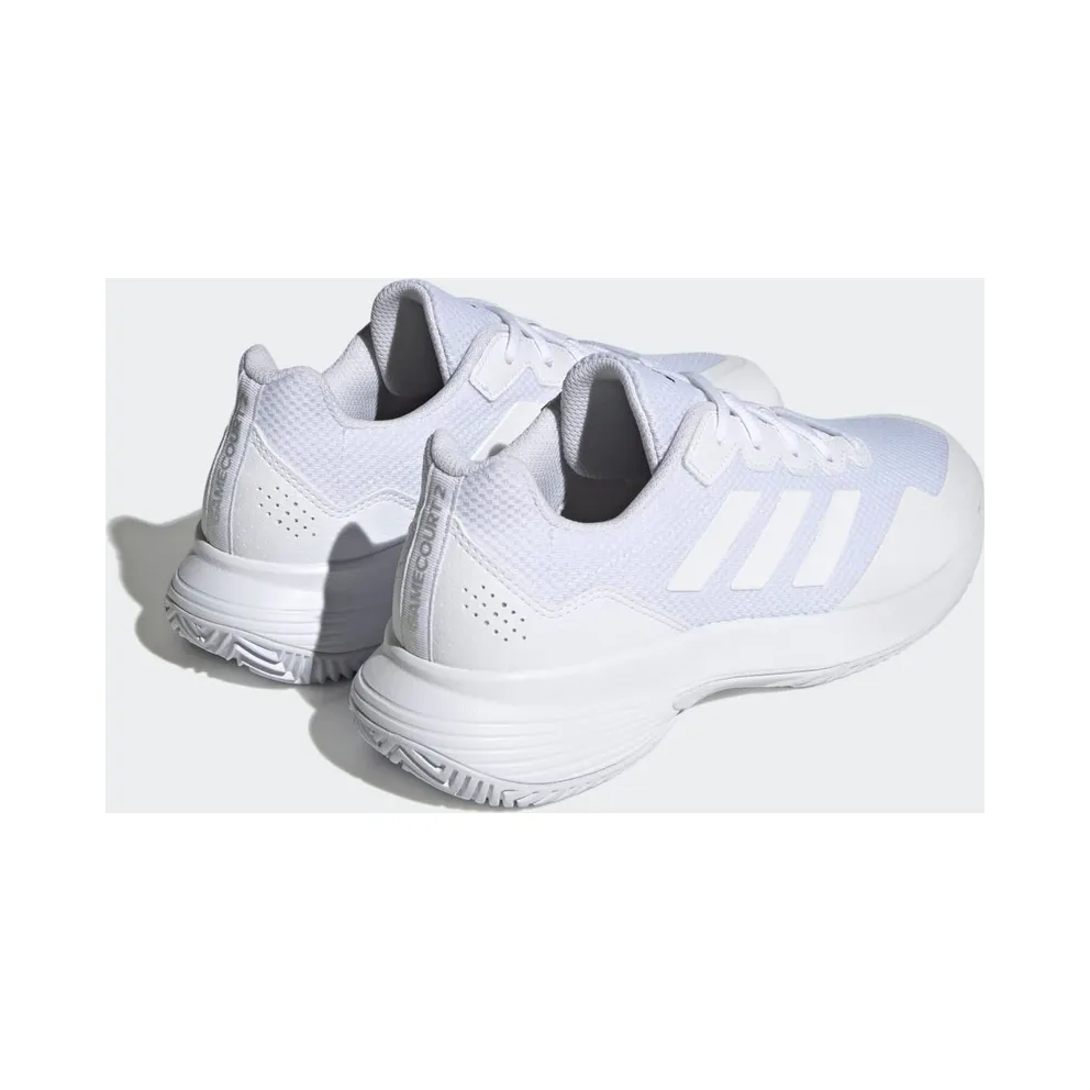 Adidas Gamecourt 2.0 Tennis Shoes Cloud White / Cloud White / Matte Silver (IG9568)