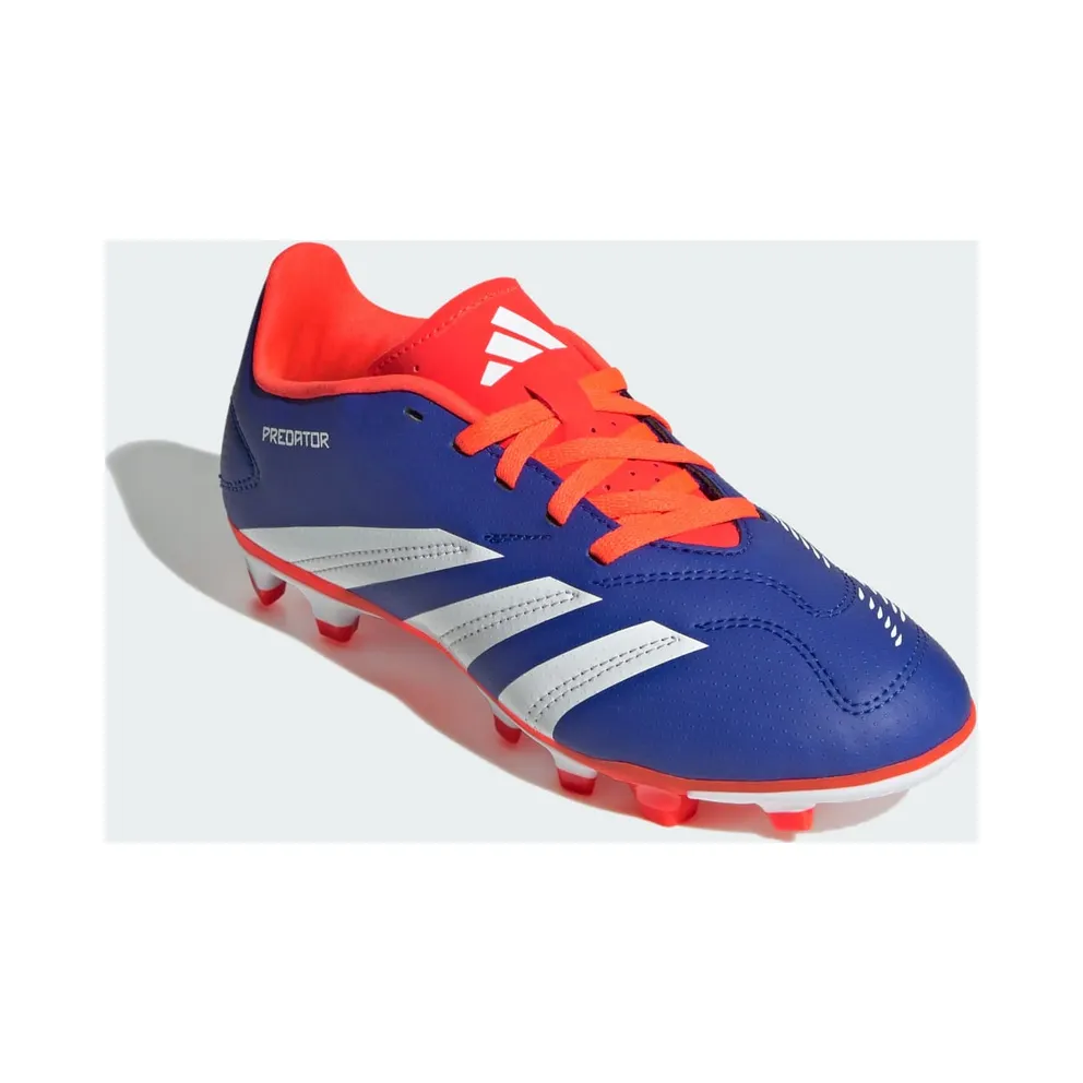 adidas Predator Club Flexible Ground Boots Kids “Lucid Blue / Cloud White / Solar Red” (IF6424)