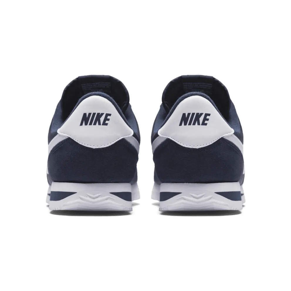 Nike Cortez Basic Nylon Obsidian White-Metallic Silver Obsidian/White-Metallic Silver (819720-411)