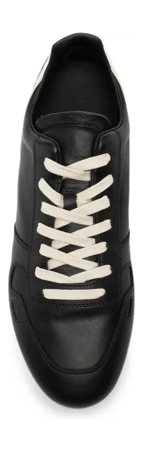Rick Owens Lace-up Fastening Leather “Black” (RU02F4889 LCO 911) (4)