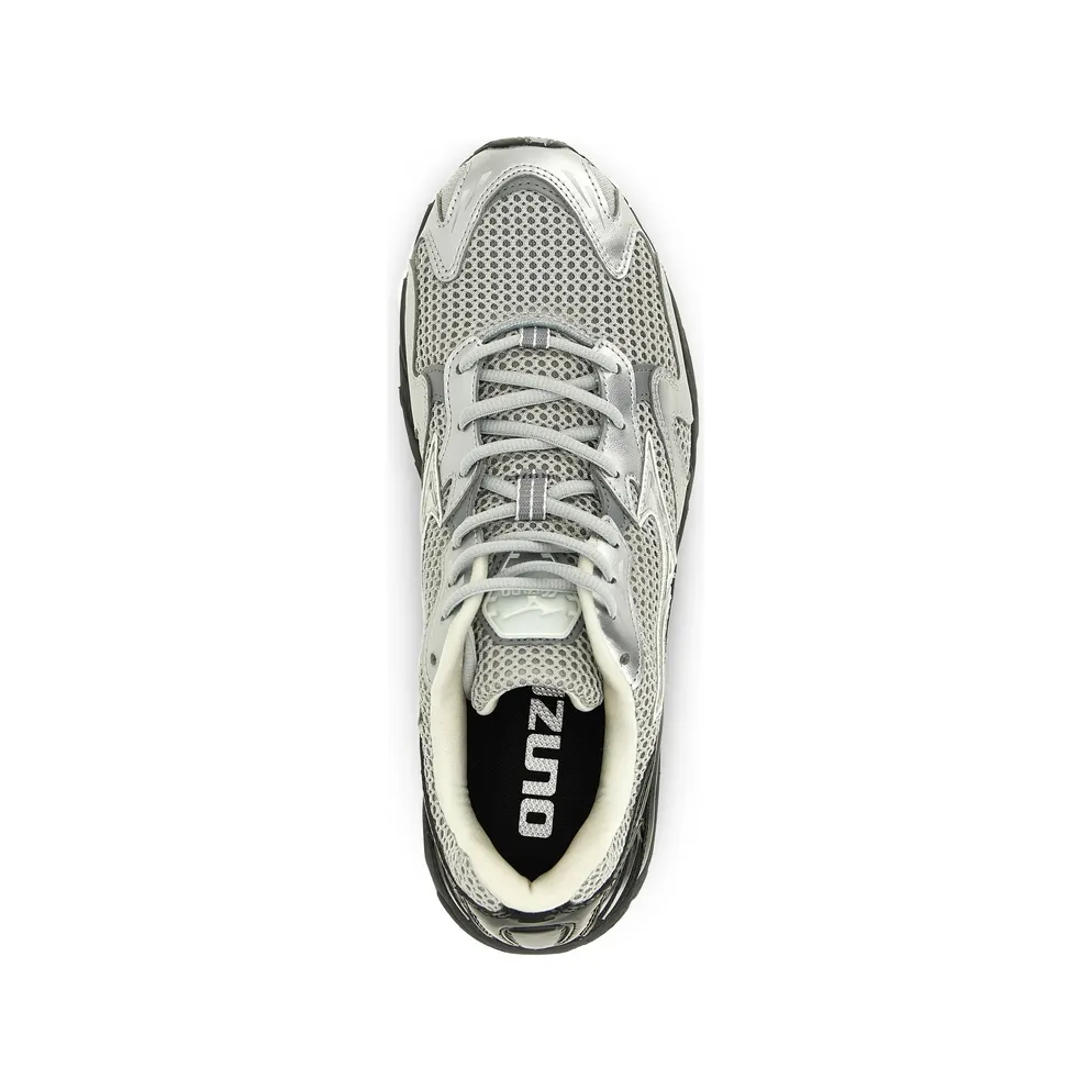 Mizuno Wave Rider 10 Lace-up “Silver/Black” (D1GA2616 02)