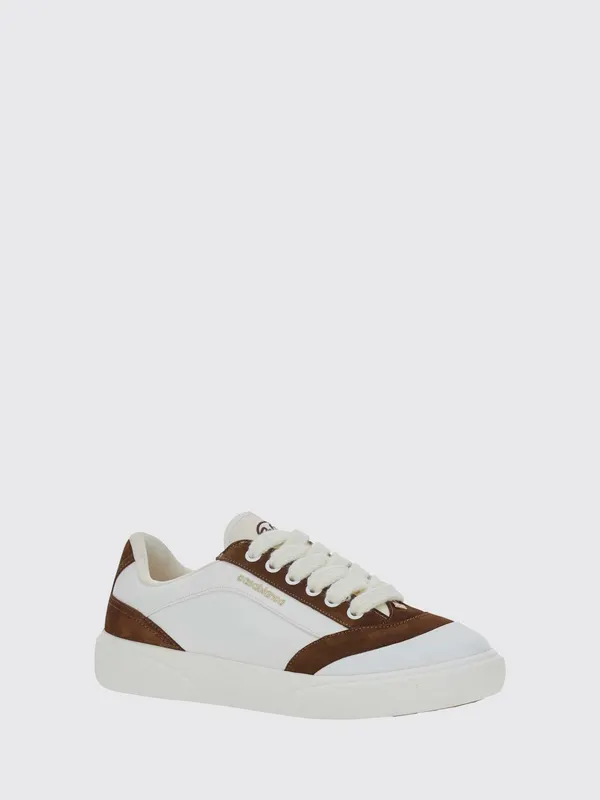 Casablanca Bicolor Leather and Fabric with Round Toe Brown (APF26SNK02509)