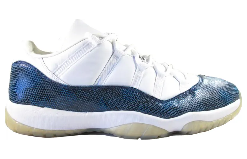 Jordan 11 OG Low Navy Snakeskin 2001