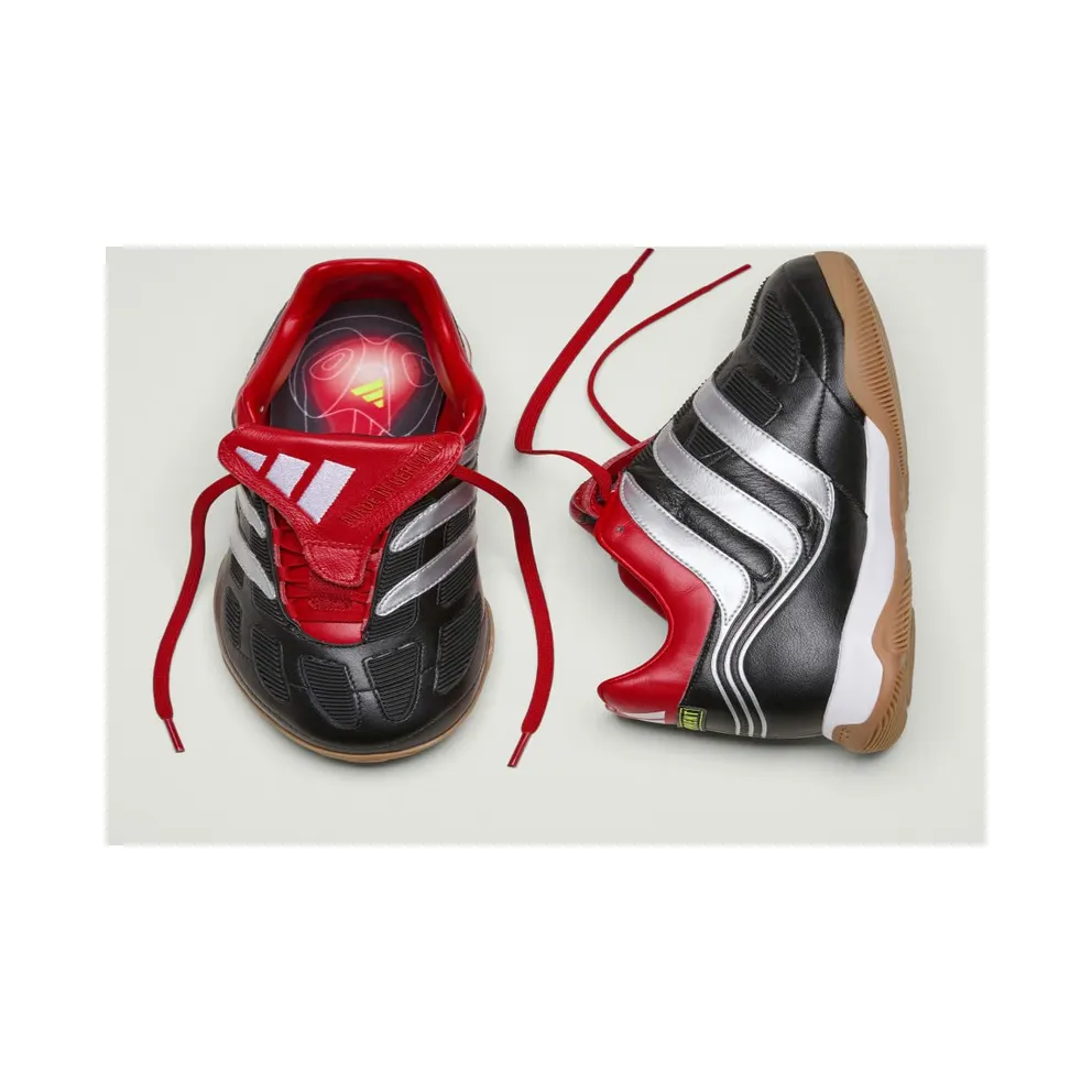 adidas Predator Precision Street Black Silver Vivid Red Made in Germany (JQ4223)