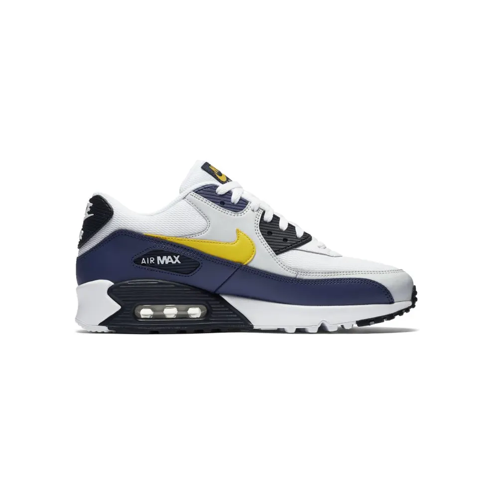 Nike Air Max 90 Michigan White/Tour Yellow-Blue Recall (AJ1285-101)