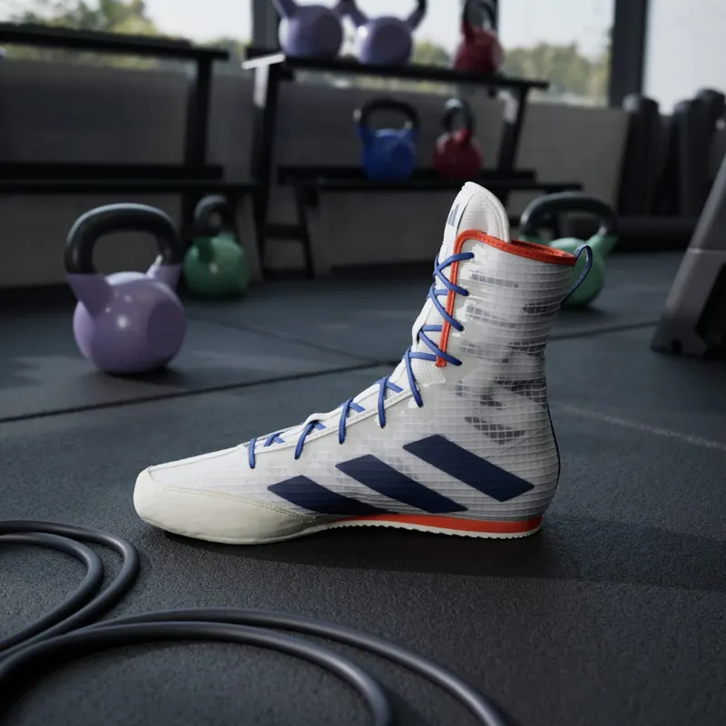 Adidas Box Hog 4 Cloud White / Dark Blue / Royal Blue (JP9847)