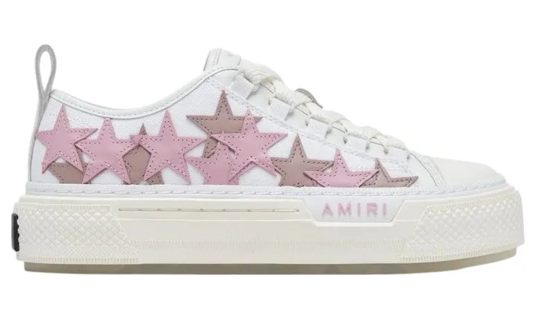 AMIRI Stars Court Low White Pink (AWFOSR1035 133)