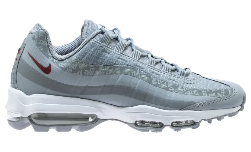 Nike Air Max 95 Ultra Wolf Grey Red Crush (AR4236-001)