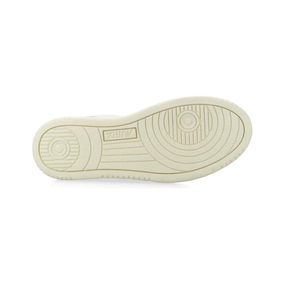 Autry Medalist Low W (goat / suede white / scrlt) – AULWGS39