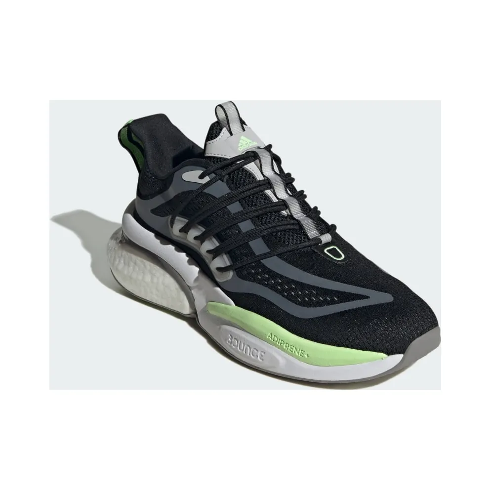 adidas Alphaboost V1 Core Black / Charcoal Solid Grey / Green Spark (IG3628)