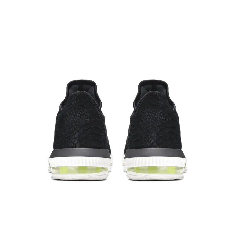Nike LeBron 16 Low Black Volt Glow Black/Black-Summit White-Volt Glow (CI2668-004)